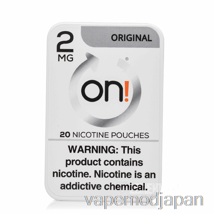 VAPEジャパンオン！ニコチン パウチ - オリジナル 2mg